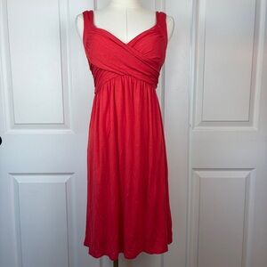 Max Studio Vibrant Red Midi Dress